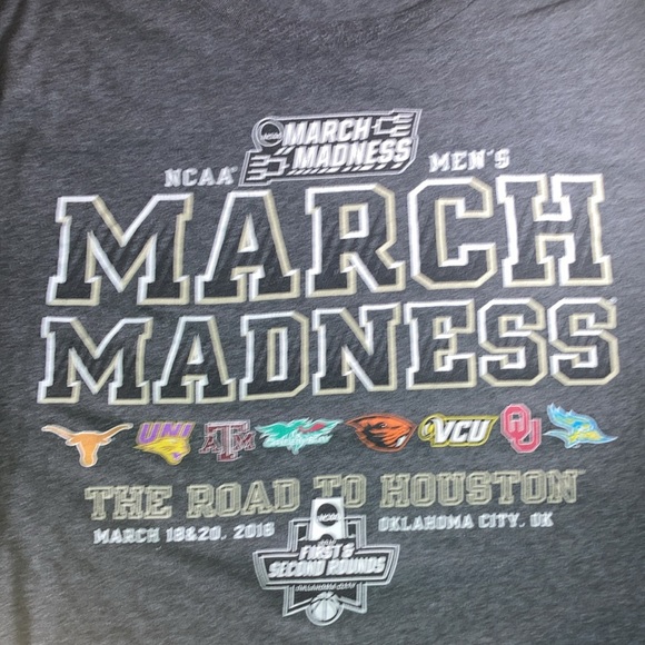 Unisex XL Gray March Madness 2016 NCAA The Victory T Shirt EUC - Picture 4 of 7